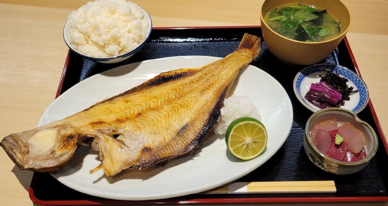 野々市の和食ランチ かののかの赤カレイ定食