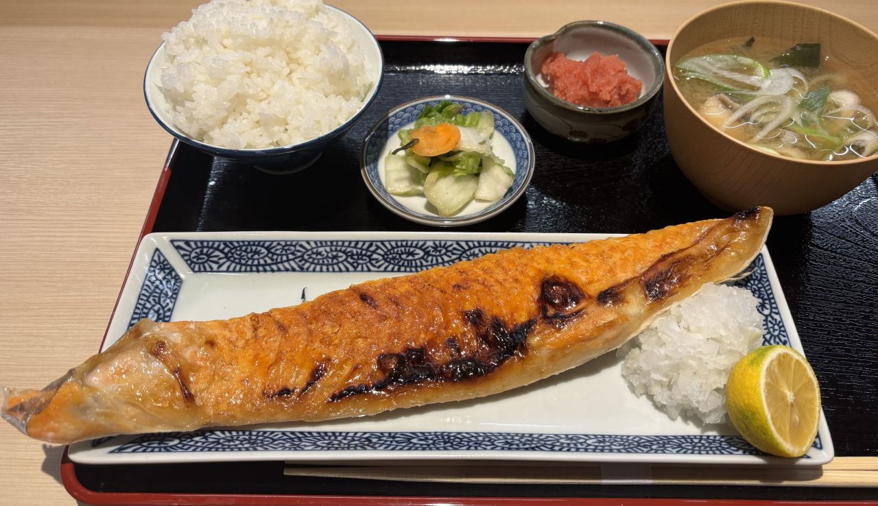 焼きハラス定食