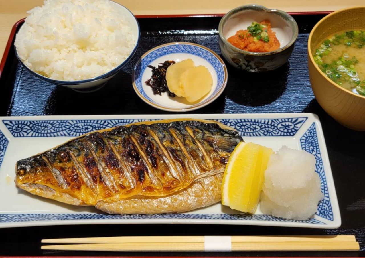 野々市の和食ランチ かののかのさば定食